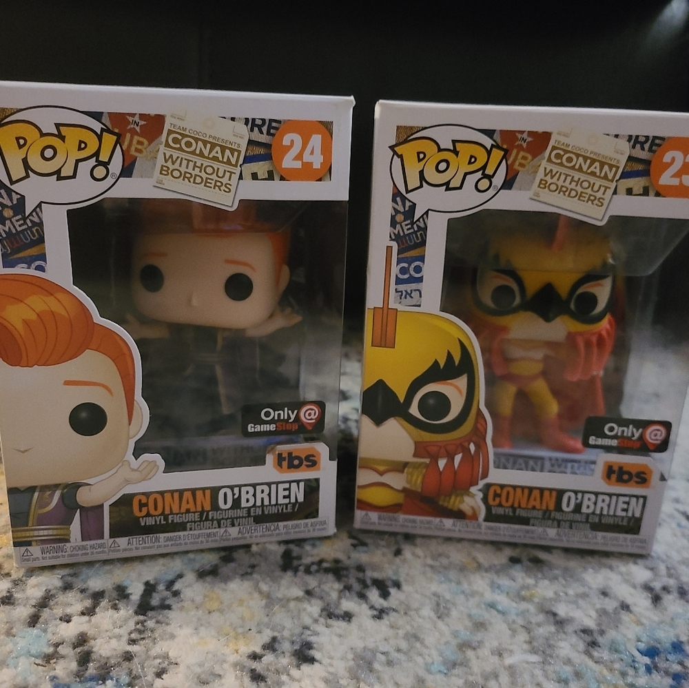 Conan O'Brian funko pops